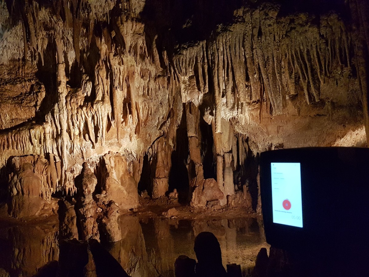 Relevé scanner laser 3D dans la Grotte de Dôme